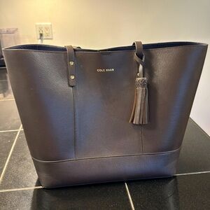 Cole Haan Bayleen Tote Java  Brown Leather
